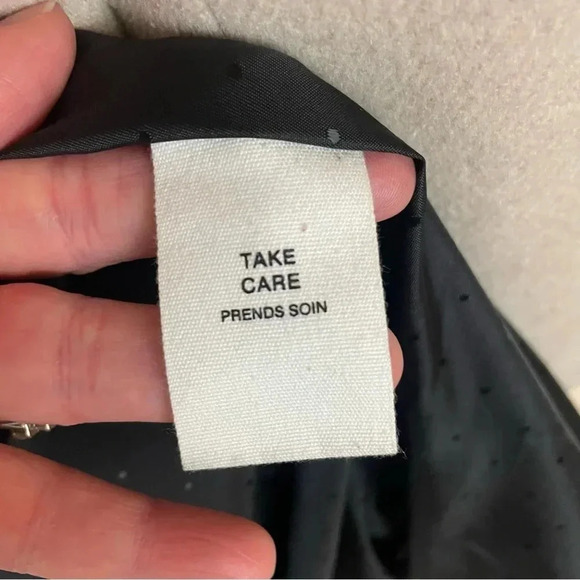 Avec les  Filles Moto Twill Wool Blend Coat - Picture 10 of 14